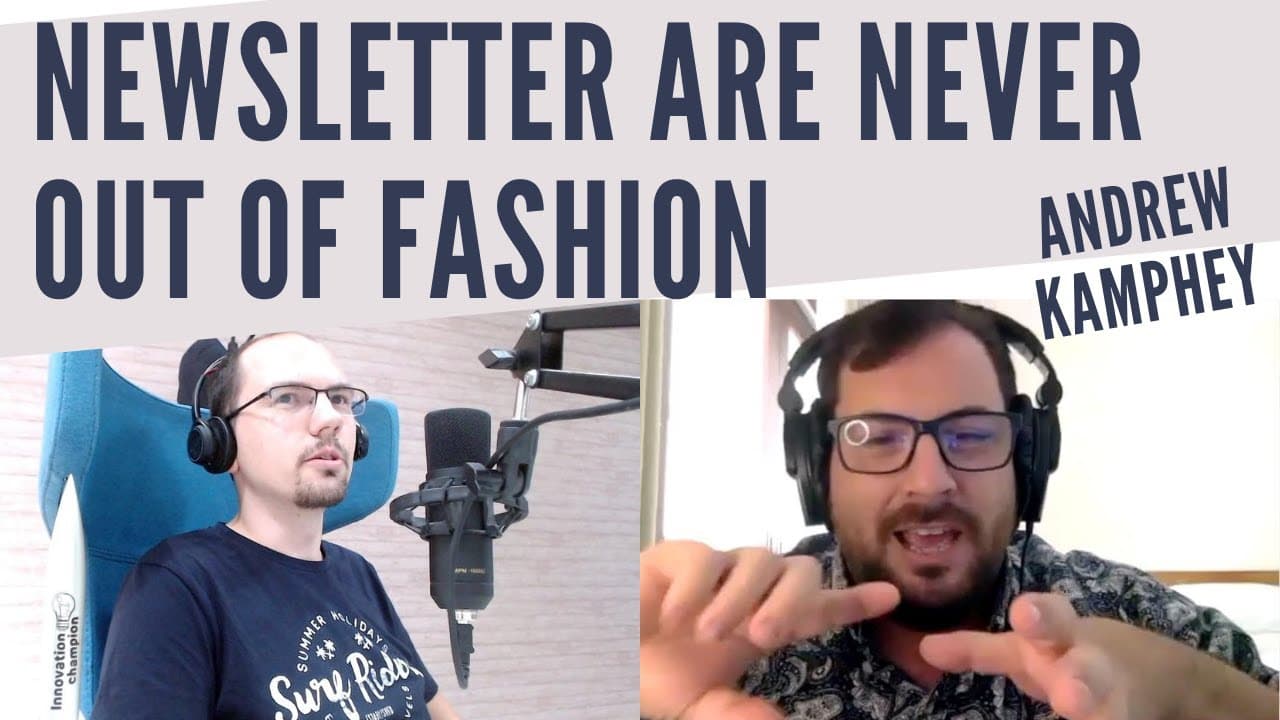 Ep#3 Newsletters are never out of fashion
